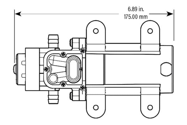 1.0gpm Smv Industries 2240-1B1-10E-SB Remo Pump 12v