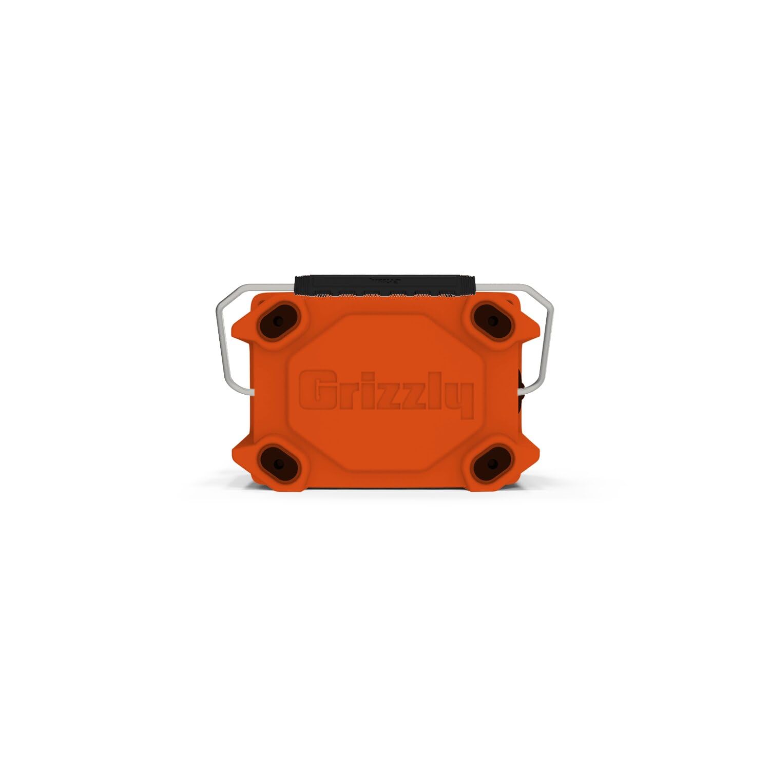 20 Cooler Grizzly | 20 qt Ice Chest Durable Rotomolded Insulated | Made in USA | Warranty for Life | For Beach Boat Camping Fishing Hunting | G20 | Orange