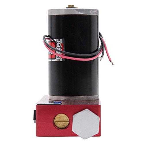 Edelbrock Quiet-Flo 182051 Electric Fuel Pump 120 GPH 6.5 PSI 3/8 in. NPT Inlet/Outlet, Red