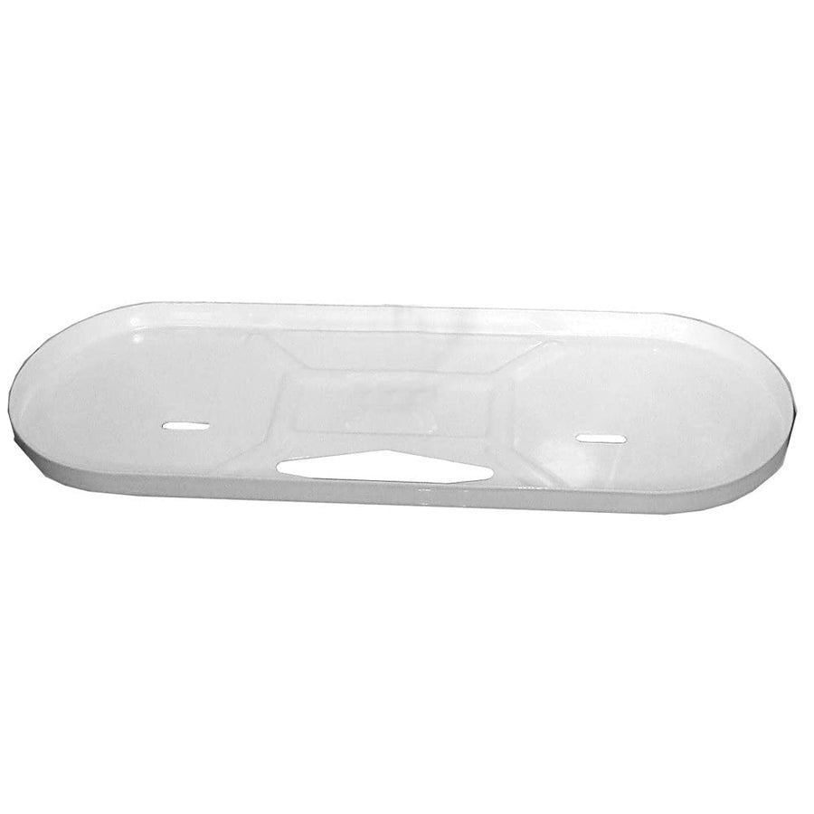 Tank Pan JR Products 07-30485 Polar White