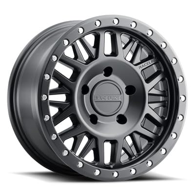 Satin Black Raceline Wheels RYNO Wheel (17 x 9. inches /6 x 139 mm, -12 mm Offset)