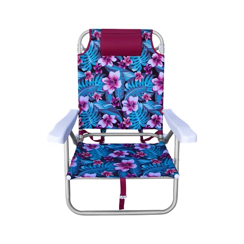 Backpack Hurley Beach Chair, Cabana, Black