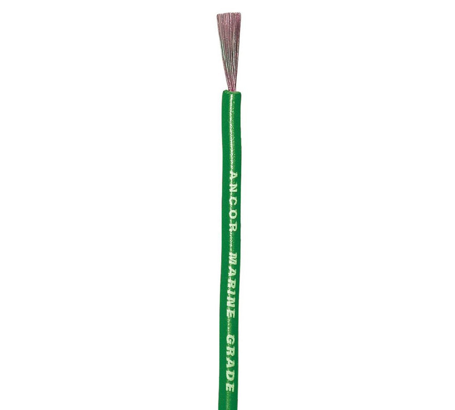 102310 Ancor Tinned Copper Wire, 16 AWG (1mm2), Green - 100ft