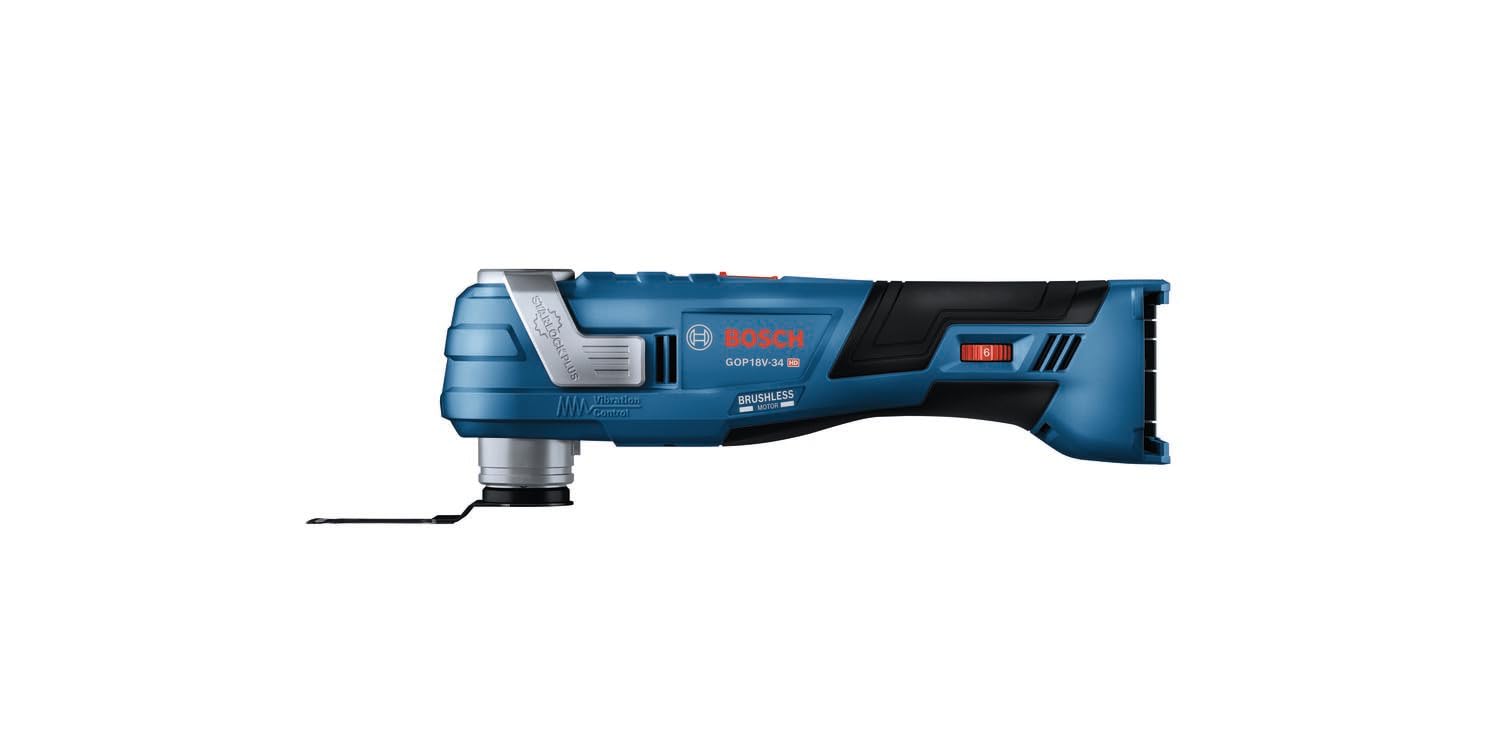 BOSCH 18V GOP18V-34B12 Brushless StarlockPlus® Oscillating Multi-Tool Kit with (1) 2 Ah Standard Power Battery