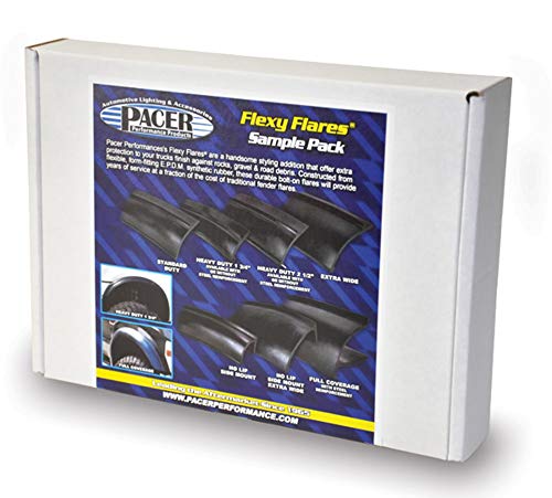 Flexy Flares Pacer Performance 52-199 Black Sample Flare Pack Rubber Fender Extension