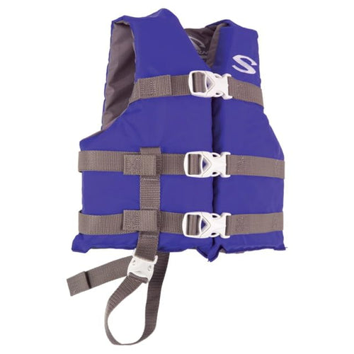 BOAT VEST PFD 3004 CHLD BLU DISPLAY C004