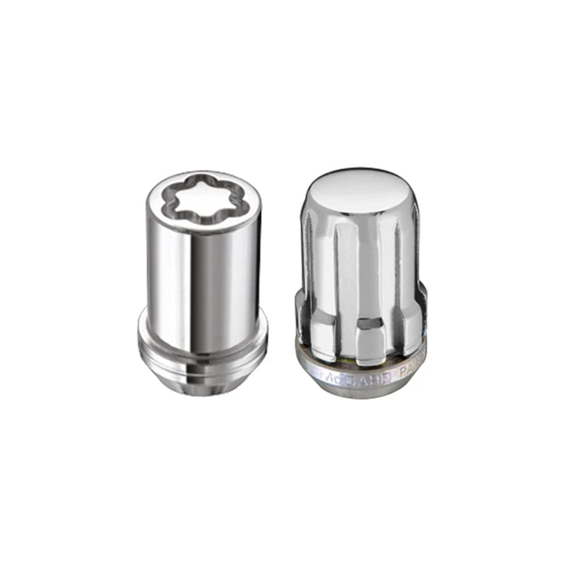 McGard Chrome SplineDrive Wheel Installation Kit (M12 x 1.5 Thread Size) - for 5 Lug Wheels, 16 Lug Nuts / 1 Install Tool / 4 Locks / 1 Key