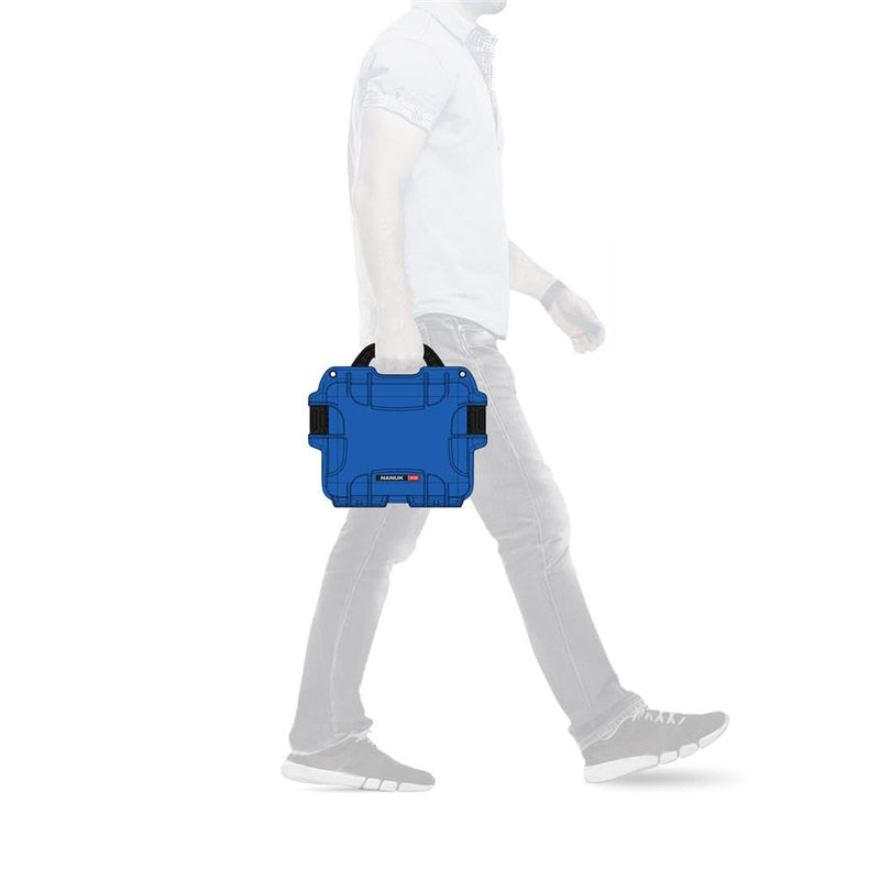 Blue Nanuk 908 Waterproof Hard Case with Foam Insert