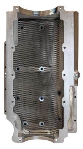 Moroso Aluminum 20377 2 Piece Wet Sump Oil Pan, Fits Big Block Chevy Mark IV, For use w/External Pump