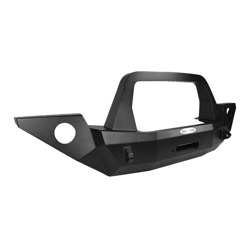 Full Front Bumper & Bull Bar Rock Slide Engineering for Jeep Wrangler JL/JT Unlimited & Gladiator (FISHER PLOW FRAME WILL NOT FIT) FB-F-100-JL