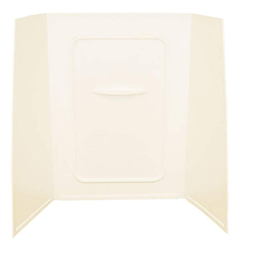 24" x 36" x 56" Lippert Replacement Parchment Bathtub Wall Surround with Scratch-Resistant ABS Acrylic for RVs, Manufactured Homes, Travel Trailers, 5th Wheels, Motorhomes - PPF243656SPK