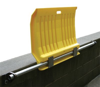 Eagle Fixed Poly Dockplate 1796, 26" Length x 35" Width x 5" Height, Yellow, for Hand Trucks