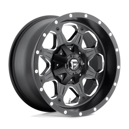 1PC Fuel D534 16X8 6X5.5 MT-BLK-MIL 01MM - D53416808345