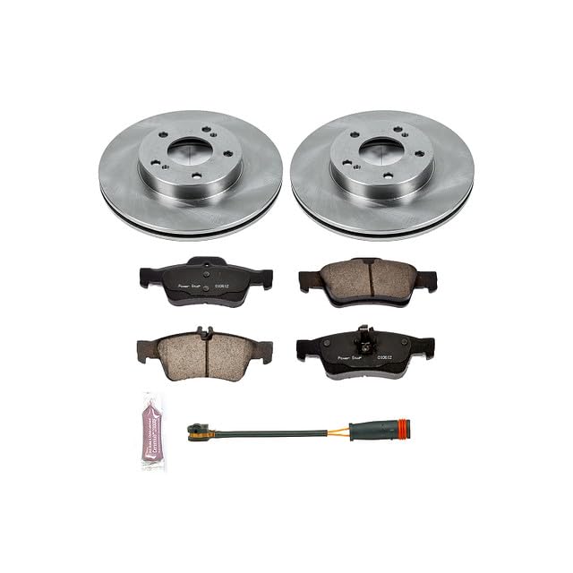 Power Stop KOE6601 Front Replacement Brake Kit-OE Brake Rotors & Ceramic Brake Pads For Mercedes-Benz CLS550 2007-2011 [Model Specific]