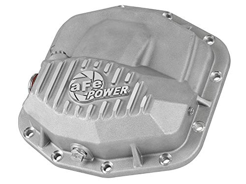 aFe POWER Front Differential Cover Street Series Raw w/Machined Fins - #46-71030A - Jeep Wrangler (JL) 18-23/ Gladiator (JT) 20-23 (Dana M210)