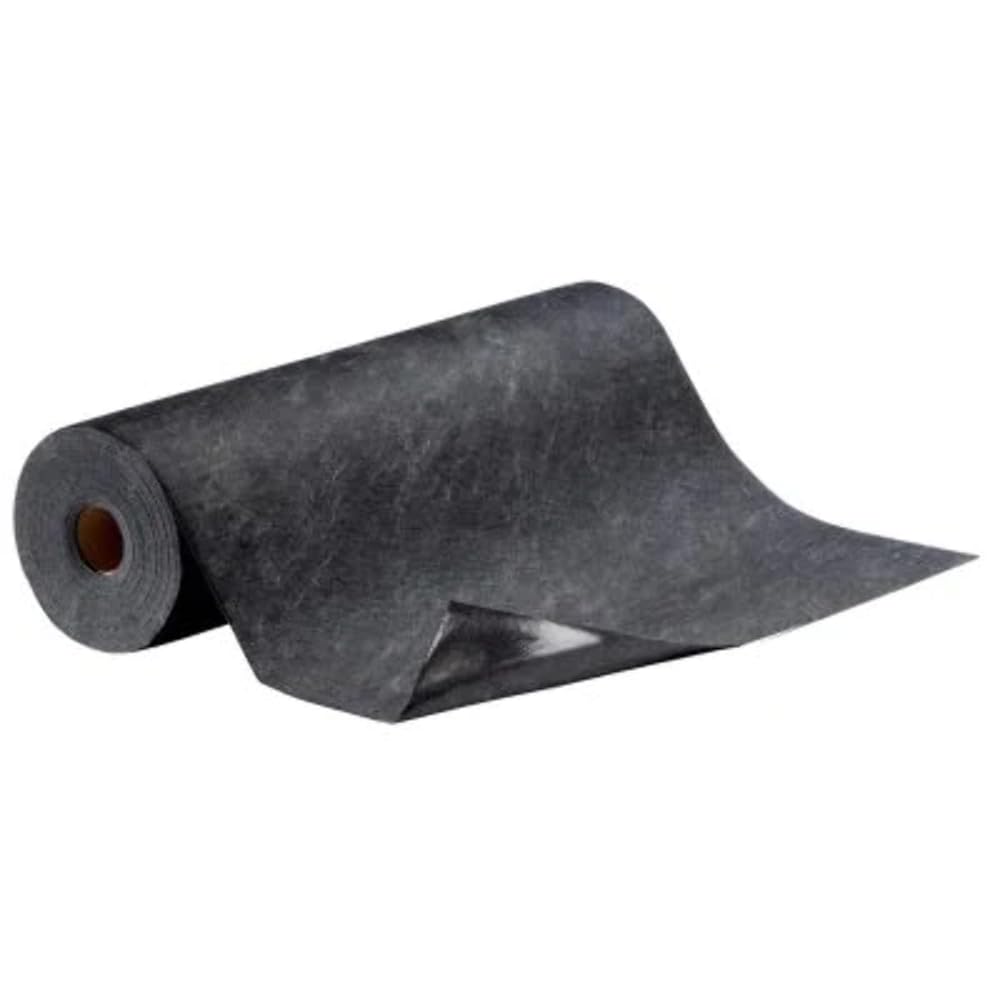 Ultra-Duty PIG Grippy Adhesive-Backed Floor Mat | Absorbs up to 8 gal per roll | 3' W x 100' L | GRP36200-BK