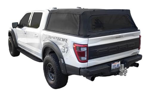 Explorer Soft Shell - Overland Vehicle Systems - Black Diamond Canvas and Aluminum Frame 2024-2026 Ranger