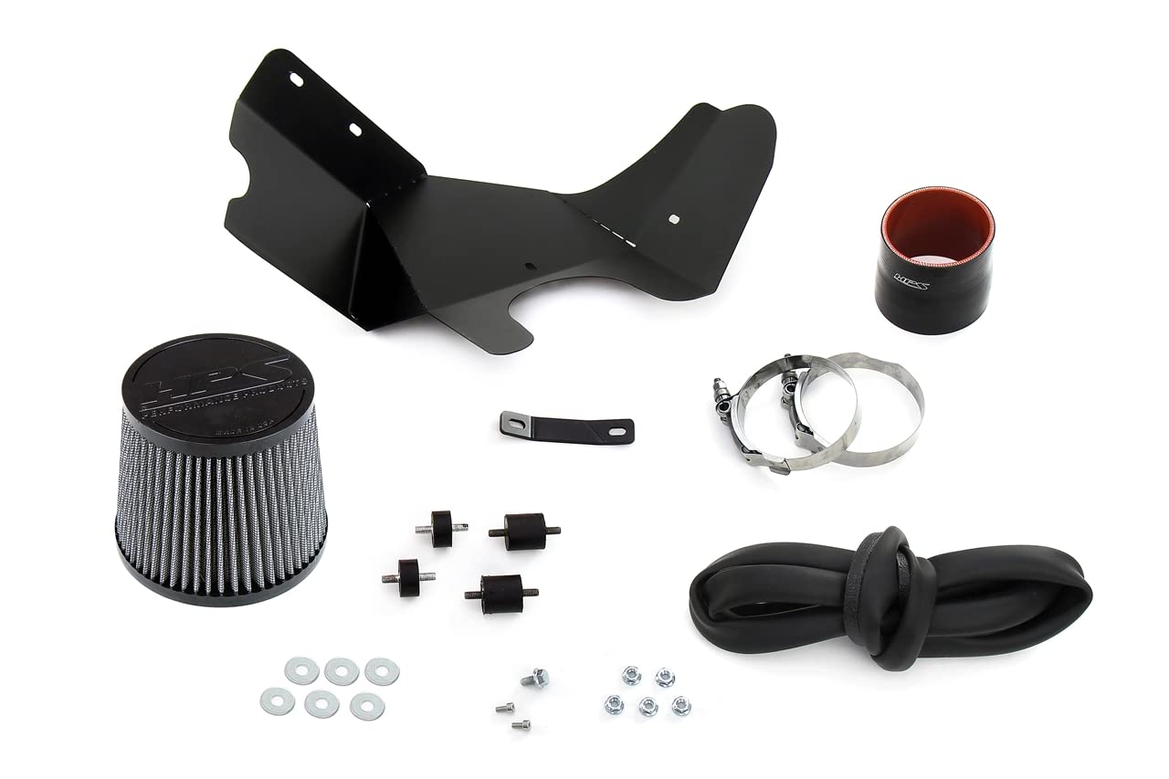 Red HPS Performance Air Intake Kit with Heat Shield Compatible for 2007-2011 GS350 3.5L V6, 827-720R