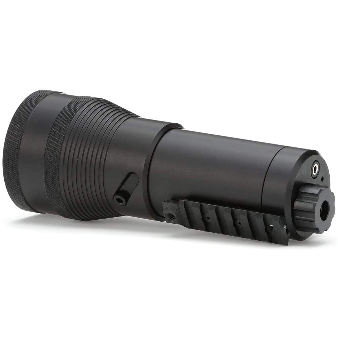 HME COYOTE Pro LIGHT Durable Lightweight Portable Adjustable Intensity Rechargeable Night Vision Hunting Flashlight | Batteries, Case, Handle, 1" Scope Mount & Charger Included, Red LED