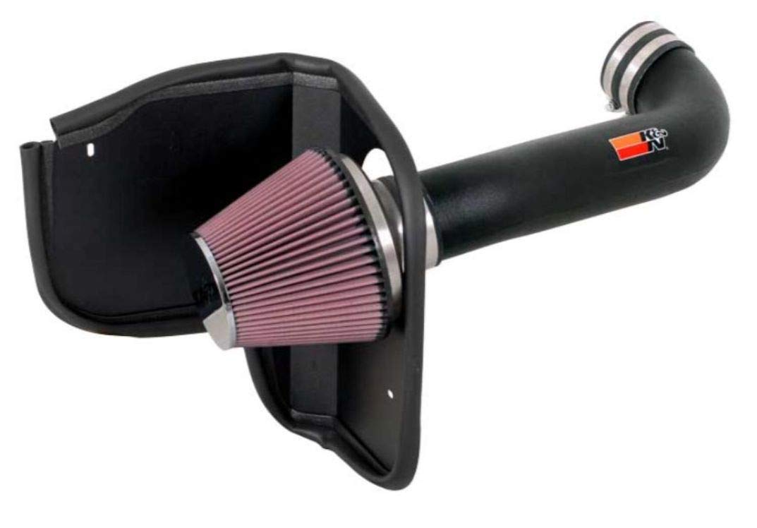 Cold Air Intake System K&N: High-Flow Air Filter, Increase Performance & Towing: Compatible with 2005-2010 JEEP: Commander, Grand Cherokee, 57-1549