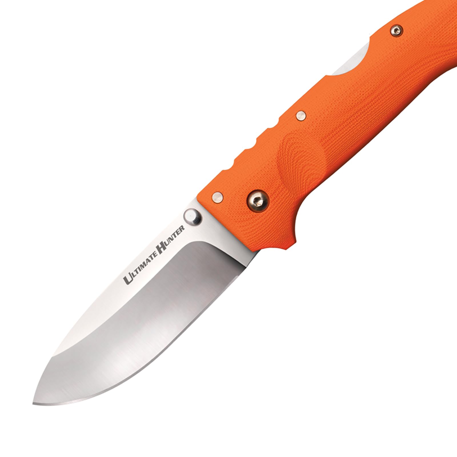 Cold Steel 3.5" Ultimate Hunter S35VN Razor-Sharp Blade 5" G-10 Easy-to-Grip Black Handle Hunting Folding Knife with Tri-Ad Locking Mechanism