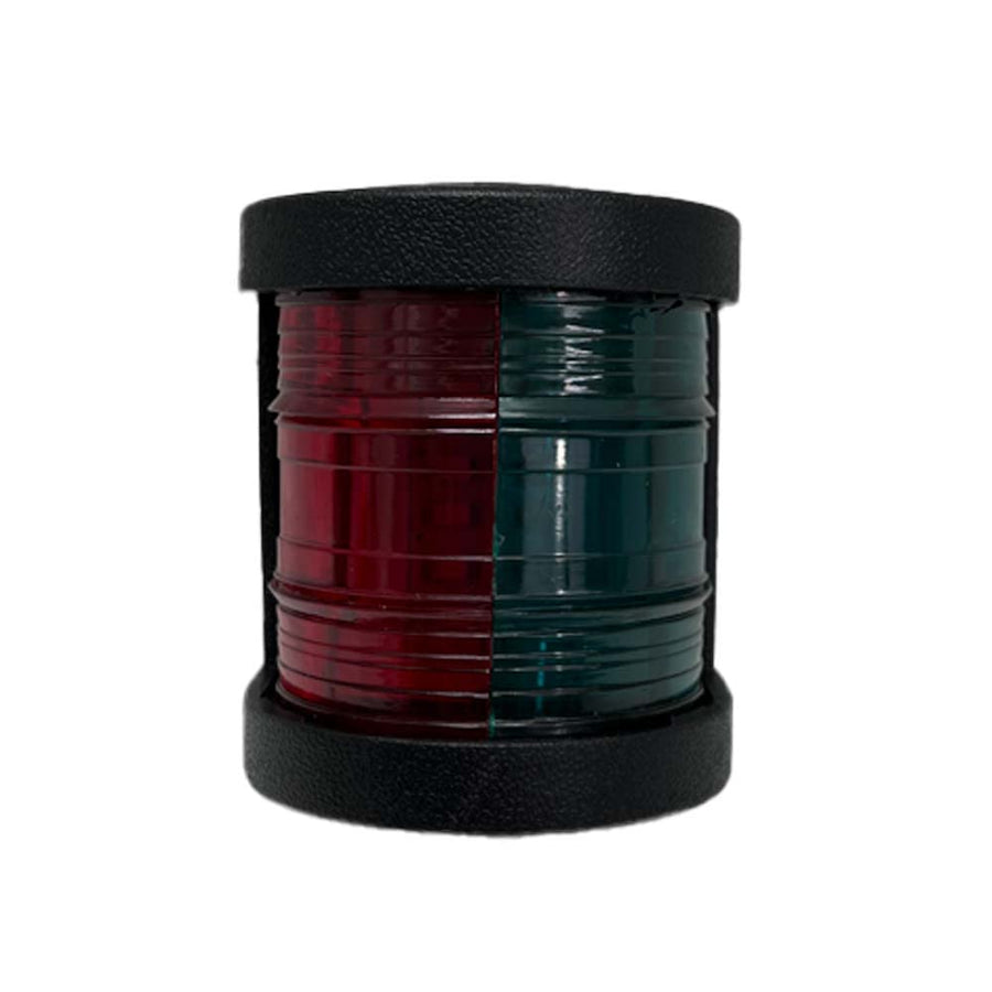 Marine Sport Lighting Bow Light Marine Fit 12V-24V Bi-Color RED and GREEN LED light with Black Shell MSSL12BSGR