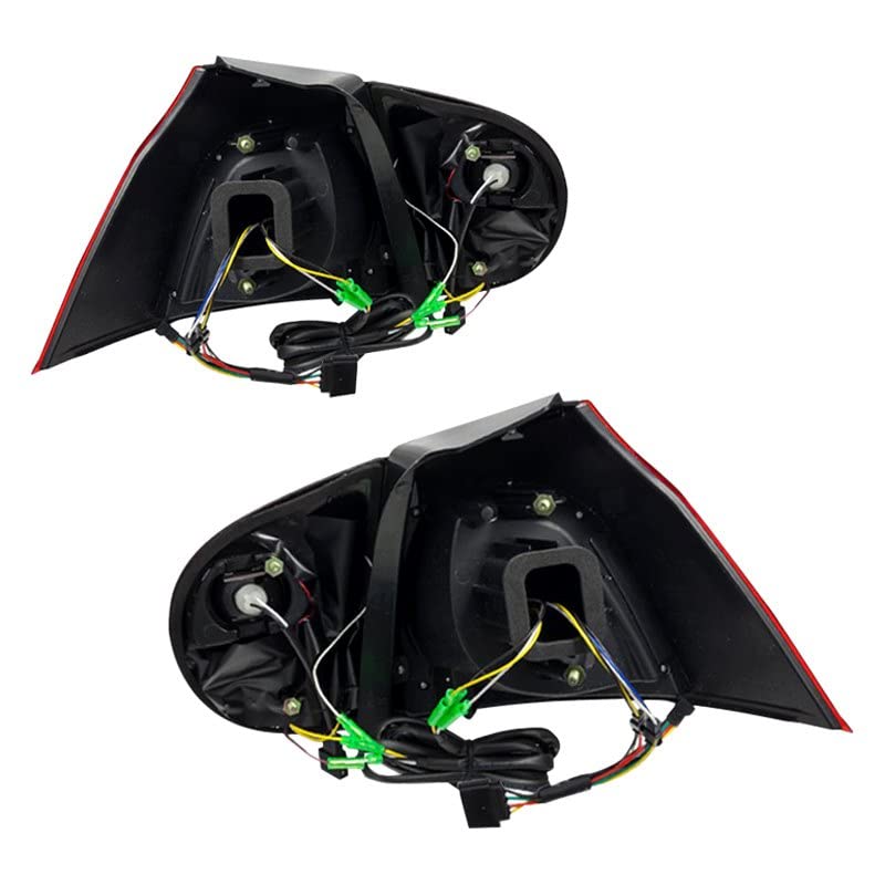 Winjet LED Tail Lights Compatible with [2006 2007 2008 2009 Volkswagen GTI Golf Rabbit]