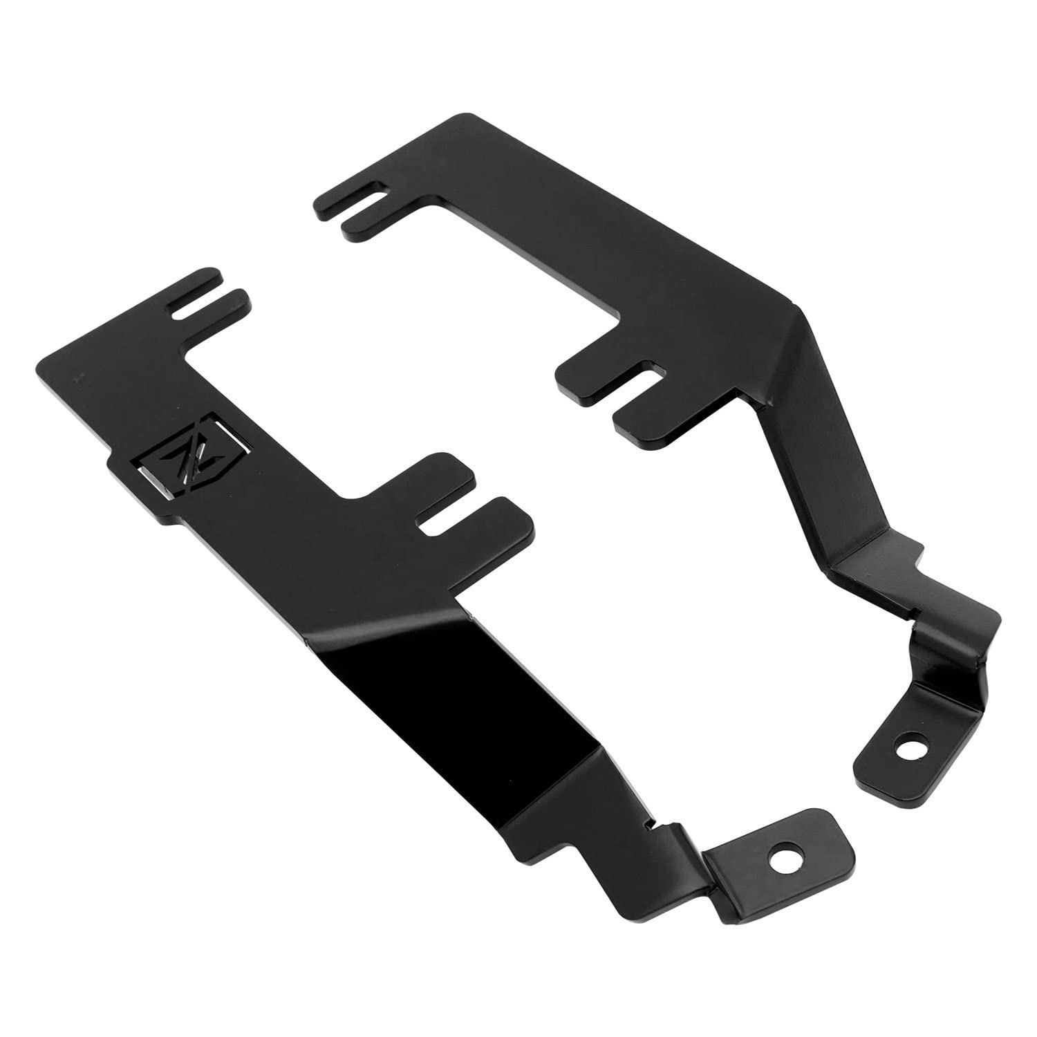 ZROADZ LED Ditch Hood Hinge Kit - Compatible w/ 2015-2019 Chevy Silverado 2500 3500 - Incl. (2) 3 Inch Pod LED Lights - Mild Steel Gloss Black Finish - Easy Bolt-On Installation - PN #Z361221-KIT2