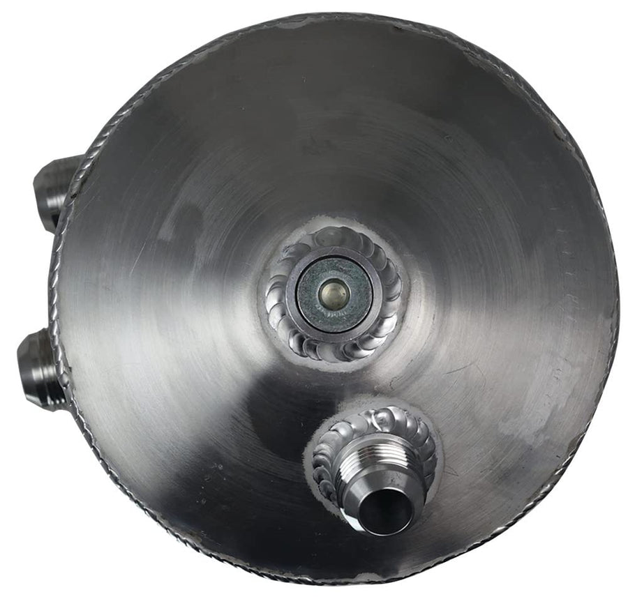 Moroso Dry Sump Tank 22613, 7" OD Split Top, 15" Tall, 6 Quart Capacity