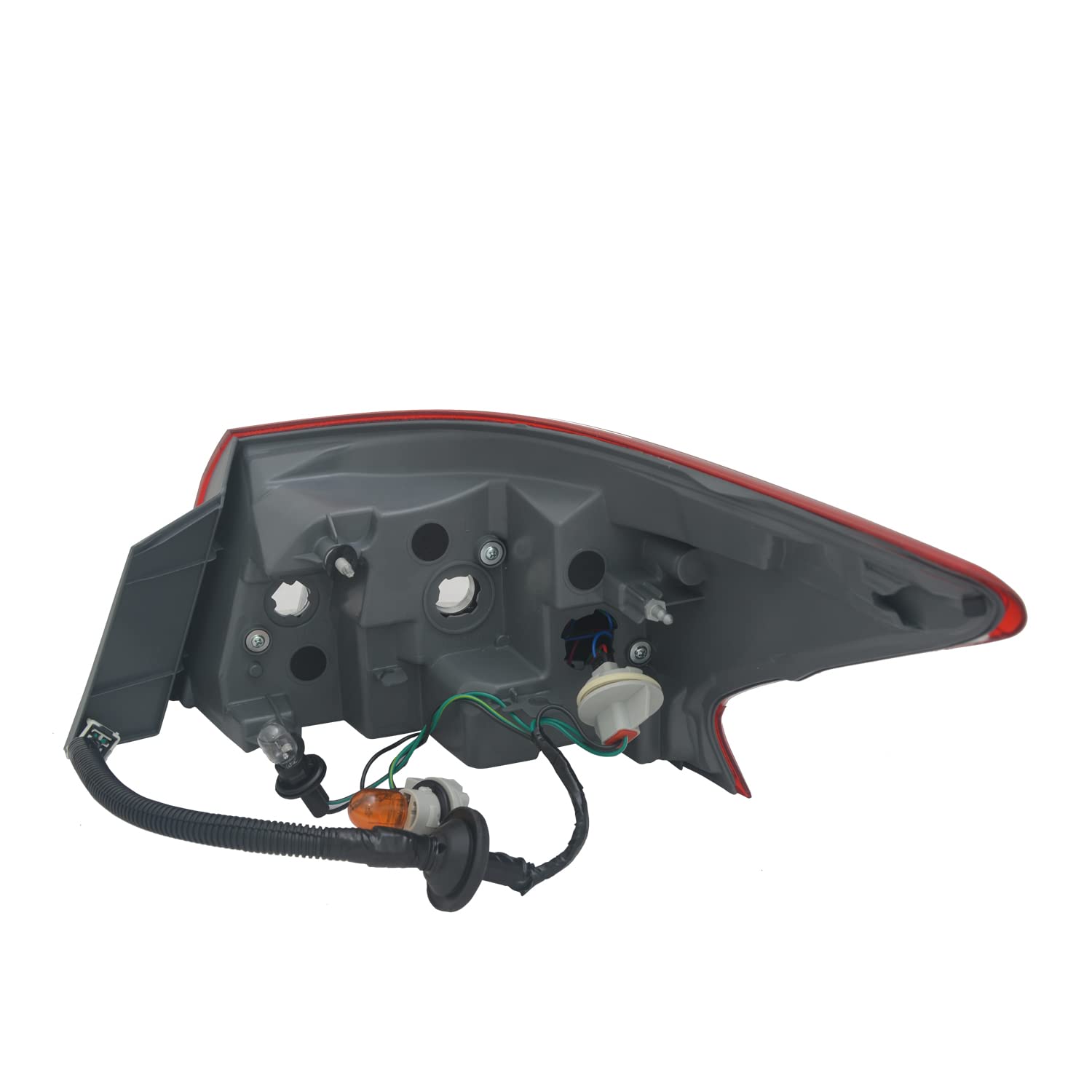 Left TYC Tail Light Assembly Compatible with 2013-2014 Nissan Sentra