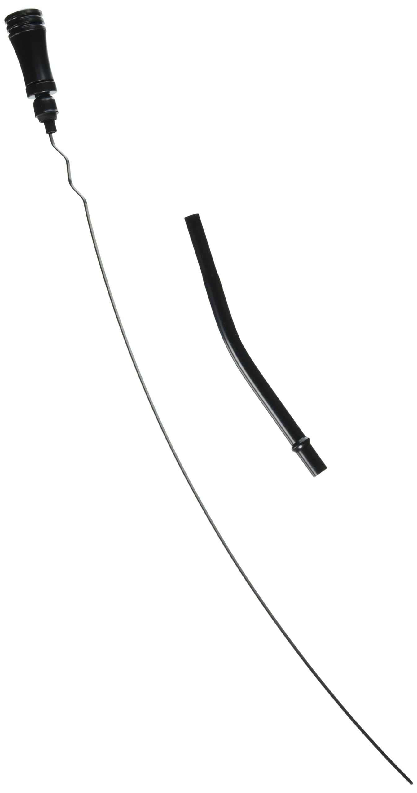 55-79 SBC BLACK DIPSTICK W/BILLET HANDLE - TRANS-DAPT PERFORMANCE (7150)