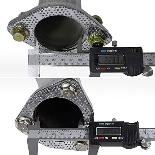 4" Muffler Tip Spec-D Tuning Catback Exhaust System + Silencer Compatible with Acura RSX Type-S 2002-2006