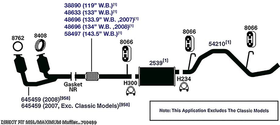 Exhaust Pipe AP Exhaust 58497