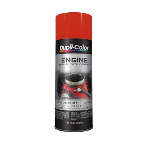 Chrysler Hemi Orange Dupli-Color DE1652 Engine Enamel Spray Paint with Ceramic - 12 oz Aerosol Can