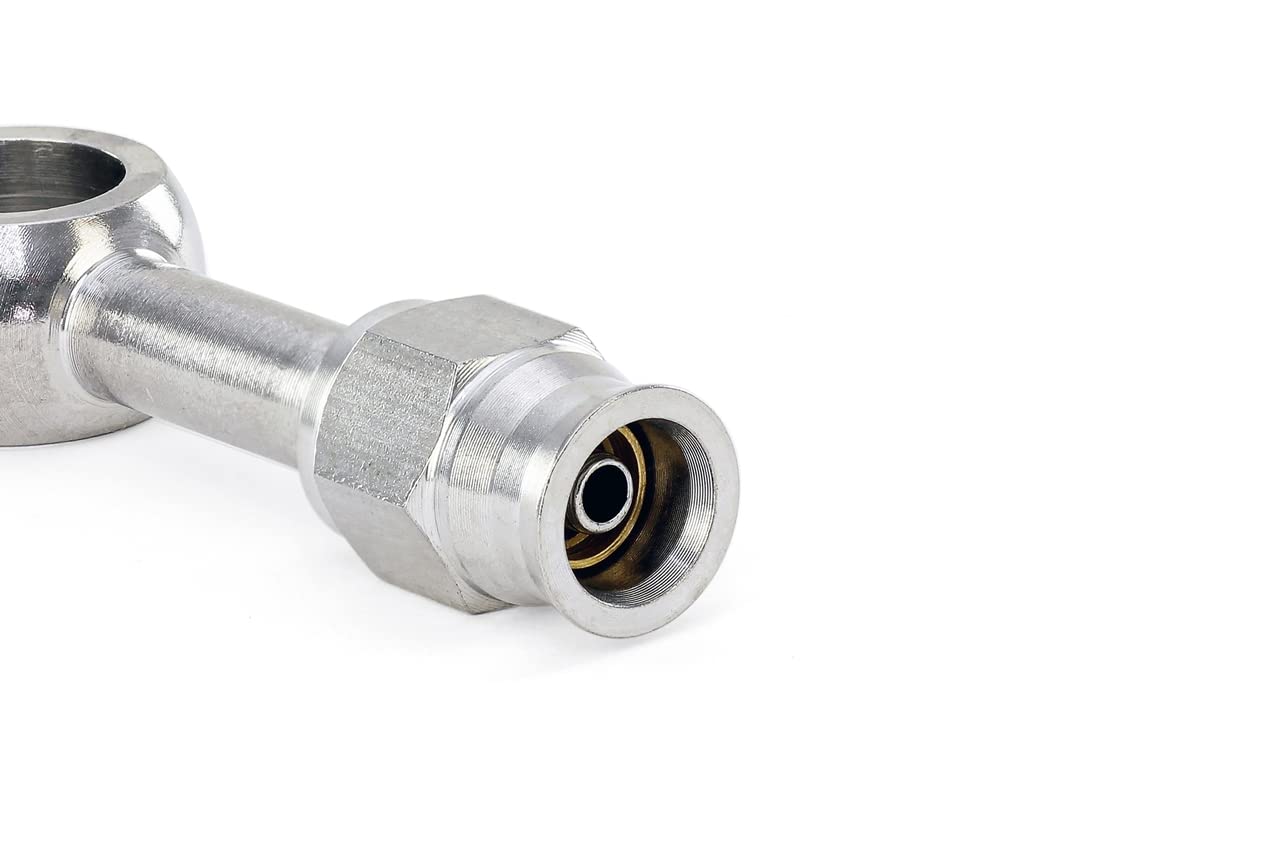 10mm Banjo HPS Performance Straight -3 Stainless AN Hose End, 350-0003SSB