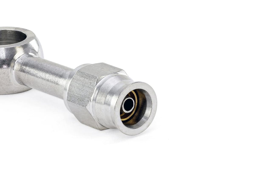 10mm Banjo HPS Performance Straight -3 Stainless AN Hose End, 350-0003SSB