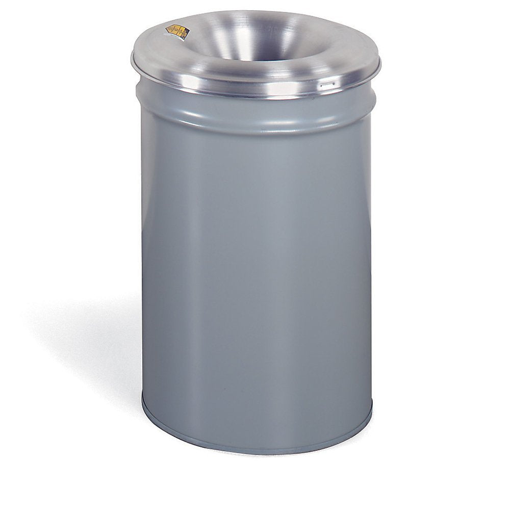 30 gal Justrite Ash/Trash Can, Gray