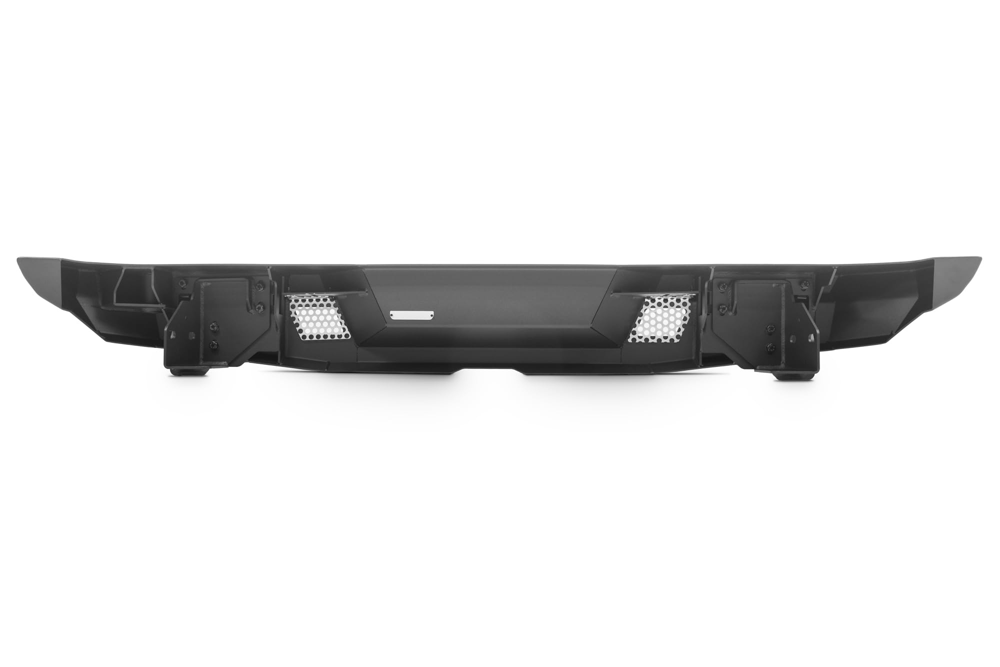 MTO Series DV8 Offroad Rear Bumper for the 2007-2018 Jeep Wrangler JK | Jeep Full-Width Rear Bumper | Mounts for (2) 3” Light Pods | Fits up to 37” Spare Tire (Max 4.5” Backspacing Wheels)