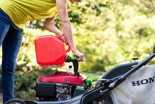 1 gal. Gas Can,Red,PP,11-3/4"Hx5-61/64"W