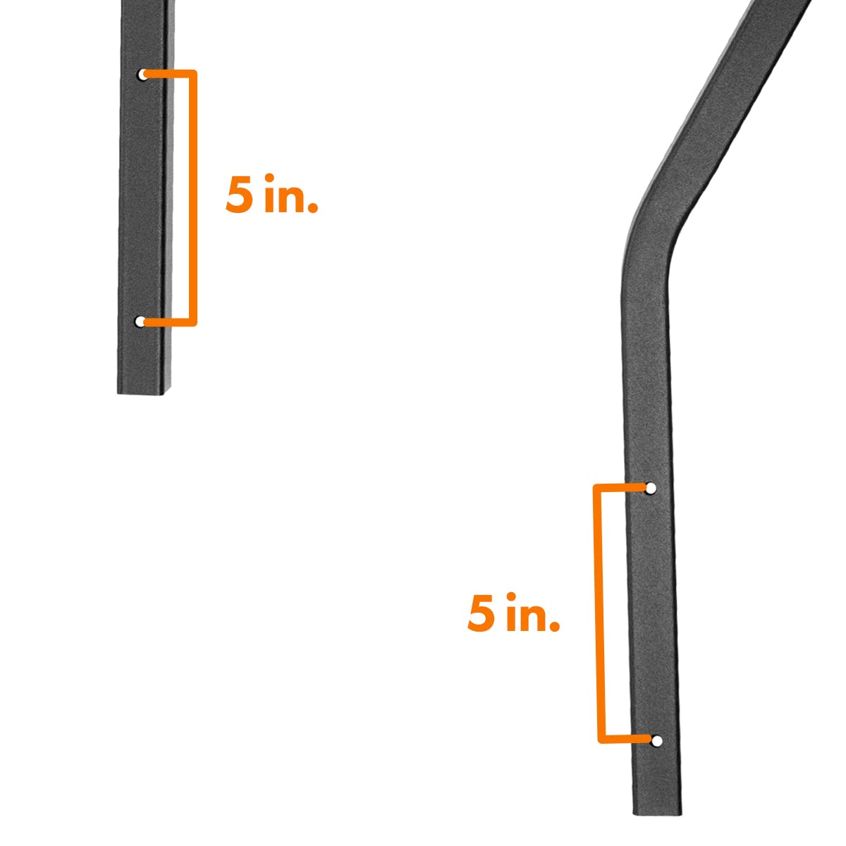 STP214-006H MORryde 4 Step Handrail for Step Above 1st Generation RV Entry Step