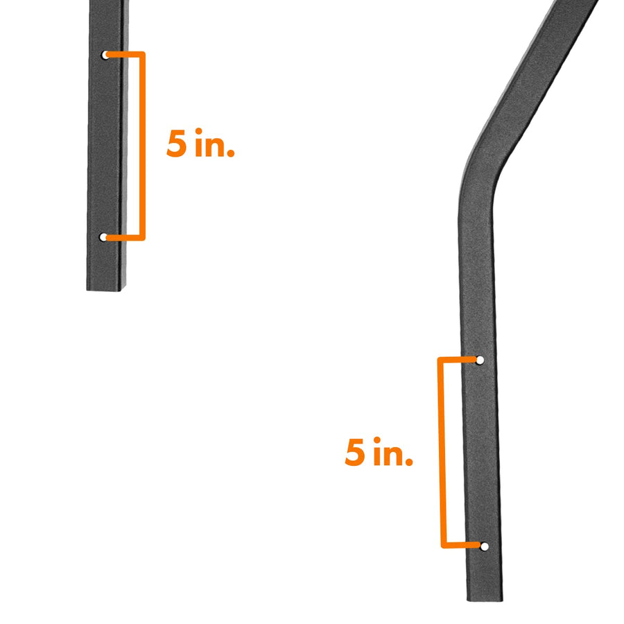 STP214-006H MORryde 4 Step Handrail for Step Above 1st Generation RV Entry Step