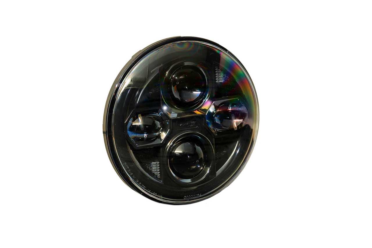Sealed7 2.0 Morimoto LED Headlight Housing Replacement, Universal 7 Inch Round, BI-LED Ultra Bright Upgrade with Switchback DRL’s, Flicker & Error Free, Plug and Play Assembly, DOT Approved (1x LF271)