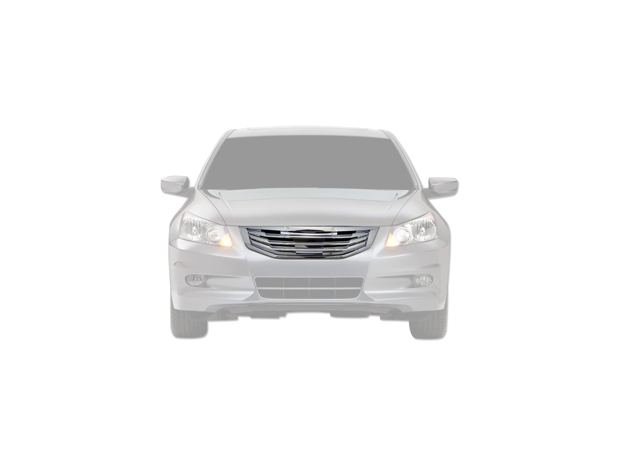 7148994 Armordillo USA Horizontal Grille Fits 2011-2012 Honda Accord Sedan-Chrome