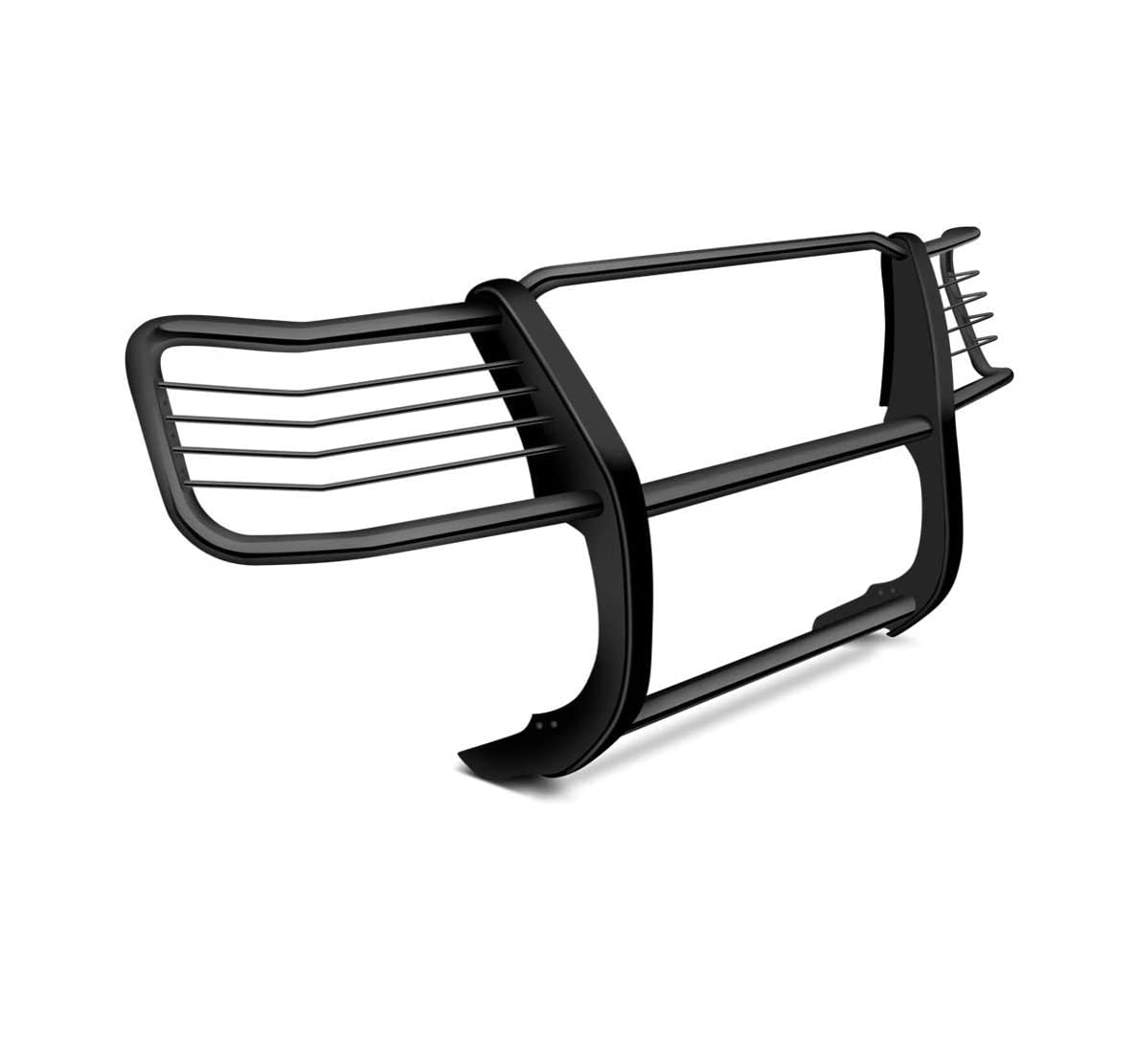 Bumper Guard Black Grille brush Modular Compatible with 2016-2024 Nissan Titan XD-17NR28MA