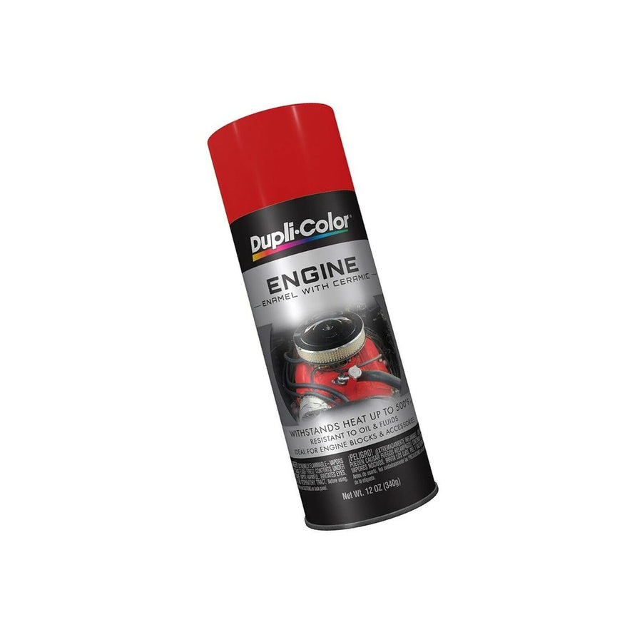 Engine Enamel Spray Paint Dupli-Color with Ceramic - Red - 12 oz Aerosol Can