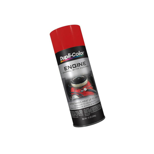 Engine Enamel Spray Paint Dupli-Color with Ceramic - Red - 12 oz Aerosol Can