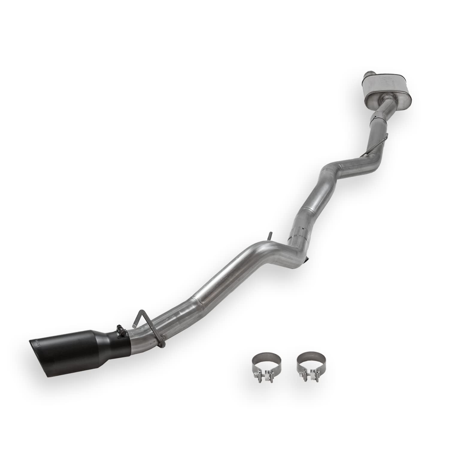 Flowmaster FlowFX 717912 Cat-Back Exhaust Kit 3 Inch 409 Stainless Steel 4.5 Inch Black Ceramic Coated 304 Stainless Steel Tip Compatible with 2020-2024 Jeep Gladiator JT3.6L
