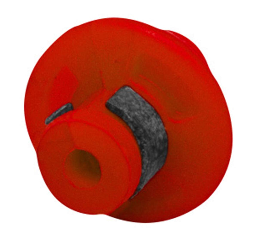 TRUGLO Soft Rubber Durable High-Performing Easy-to-Install Bow Hunting Archery Slotted Kisser Button, Red