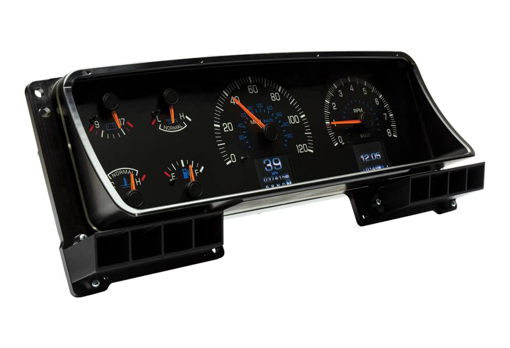 Dakota Digital Retrotech RTX-87F-PU-X Gauge Instrument System Compatible with Ford 1987-91 Pickup and Bronco