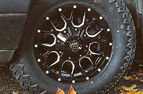 Warrior Mayhem 8015 Black Wheel with Milled Spokes (20x9"/8x180mm)